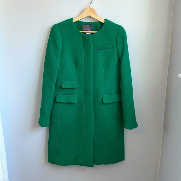 J. Crew Double Cloth Symphony Coat SZ 4 - Picture 1 of 10